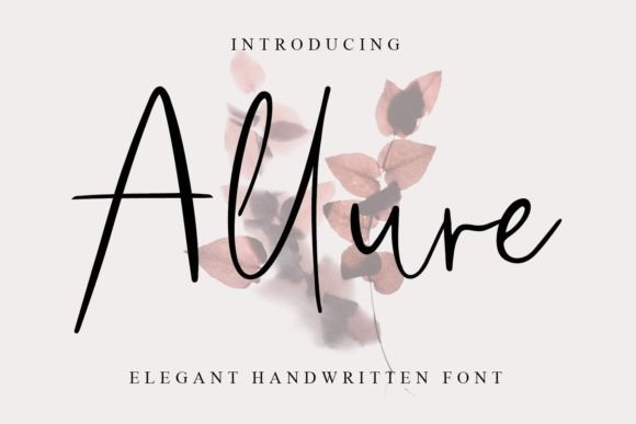 Allure: A Stylish Script Font for Web Design