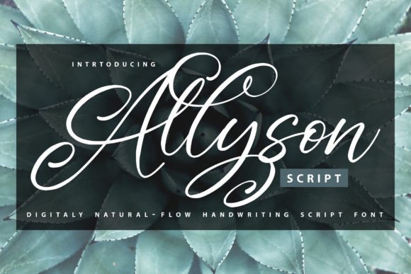 Allyson: A Dazzling Script Font