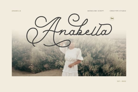 Anabella: A Classy Script Font for Makers