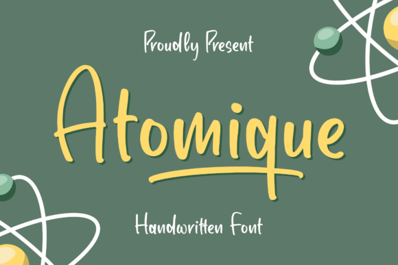 Atomique: A Handwritten Font for Creative Makers