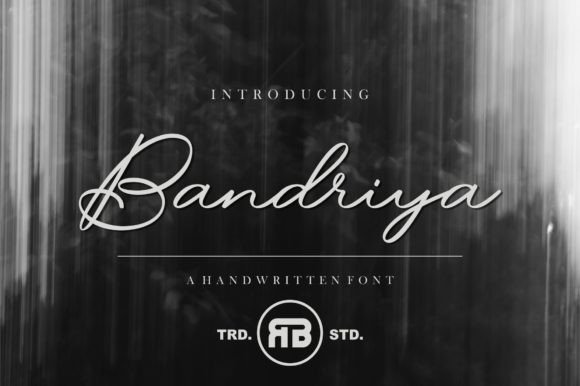 Bandriya: A Dazzling Script Font