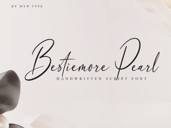 Bestiemore Pearl Font for Web Design