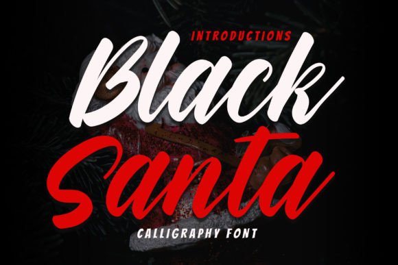 Black Santa Font for Creative Projects