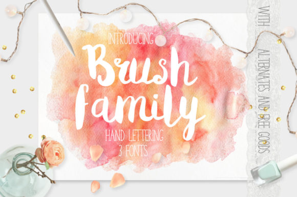 Brush Family: A Handwritten Typeface for Editorial Design