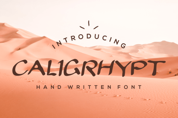 Caligrhypt: A Handwritten Font for Web Design