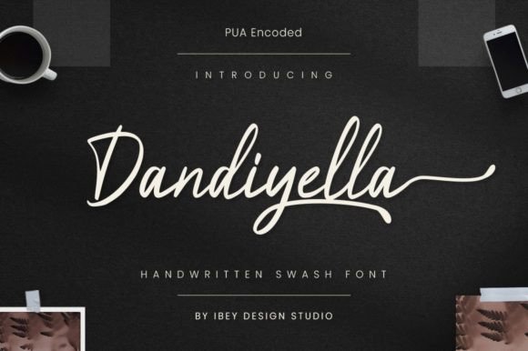 Dandiyella: A Playful Script Font