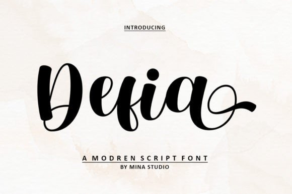 Defia: A Charming Script Font