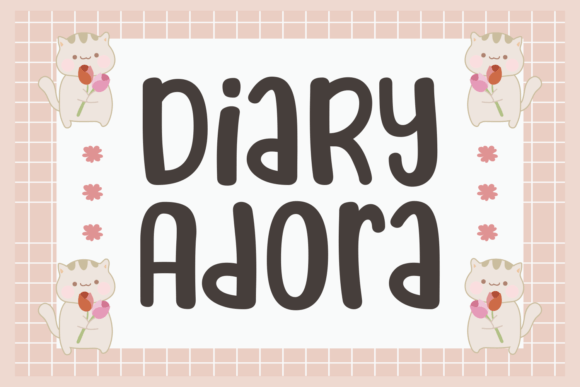 Diary Adora Font for Creative Projects