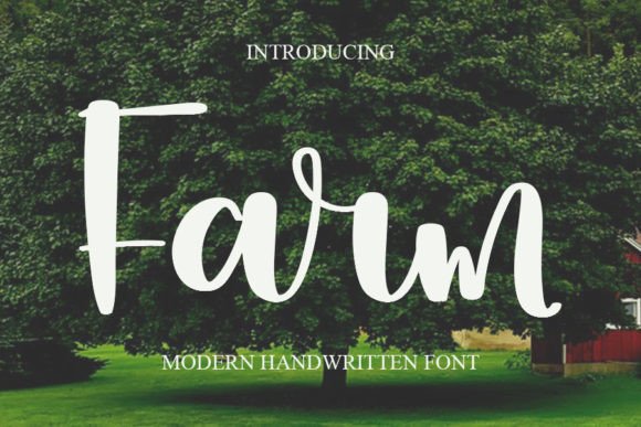 Farm Font: Elegant Script for Branding
