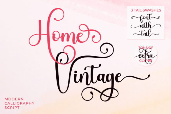 Home Vintage Font Review