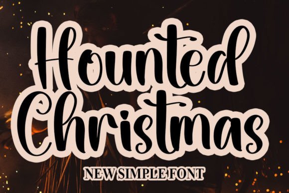 Hounted Christmas Font Review