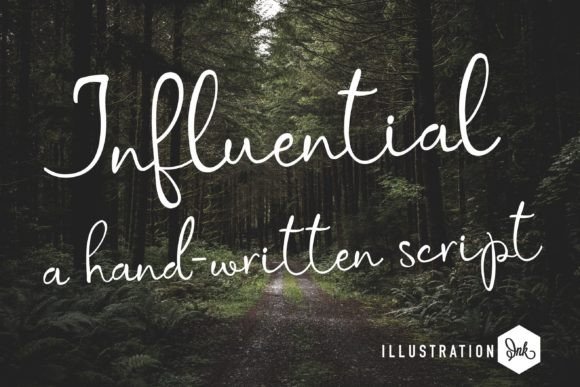 Influential Font for Editorial Design