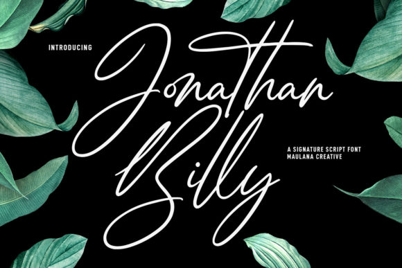 Jonathan Billy Font for Business