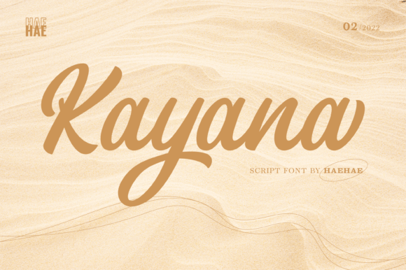Kayana: A Fresh Handwritten Font for Creative Projects