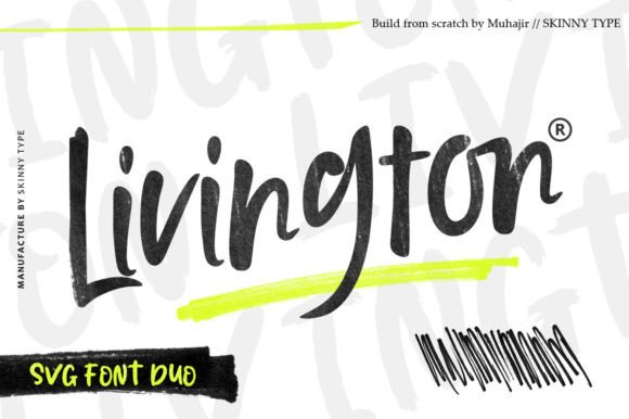 Livington Duo: A Creative Font for Makers