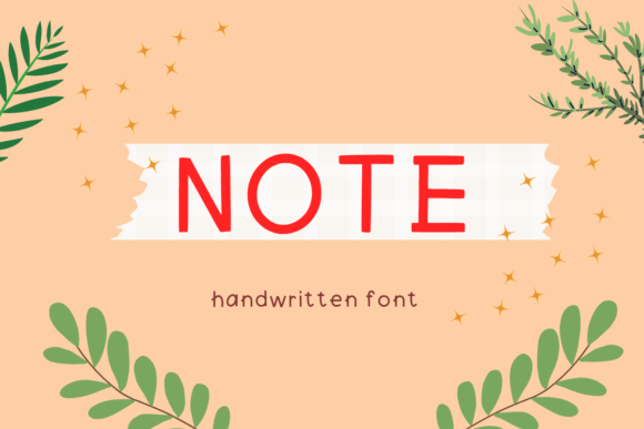 Note: A Handwritten Font for Web Designers