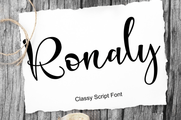 Ronaly: A Fresh Handwritten Font for Business