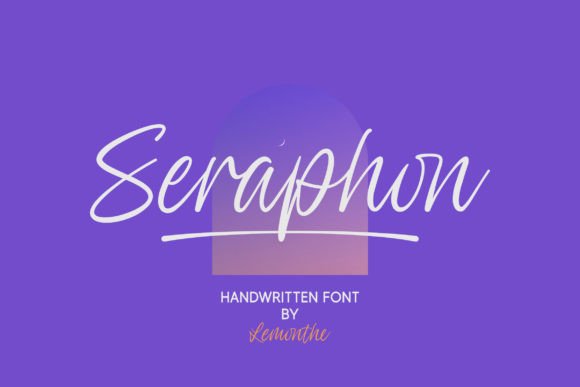 Seraphon: A Delicate Handwritten Typeface