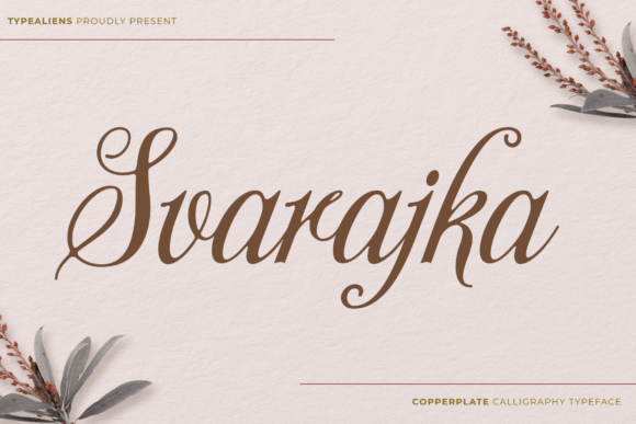 Svarajka: A Classic Script Font