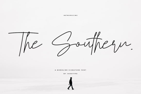The Southern Font: Elegant Script for Editorial Design