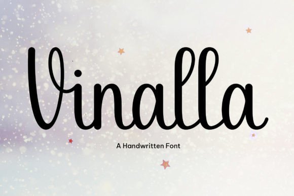 Vinalla: A Handwritten Script Font