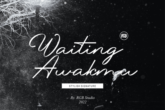 Waiting Awakmu: A Classy Handwritten Font